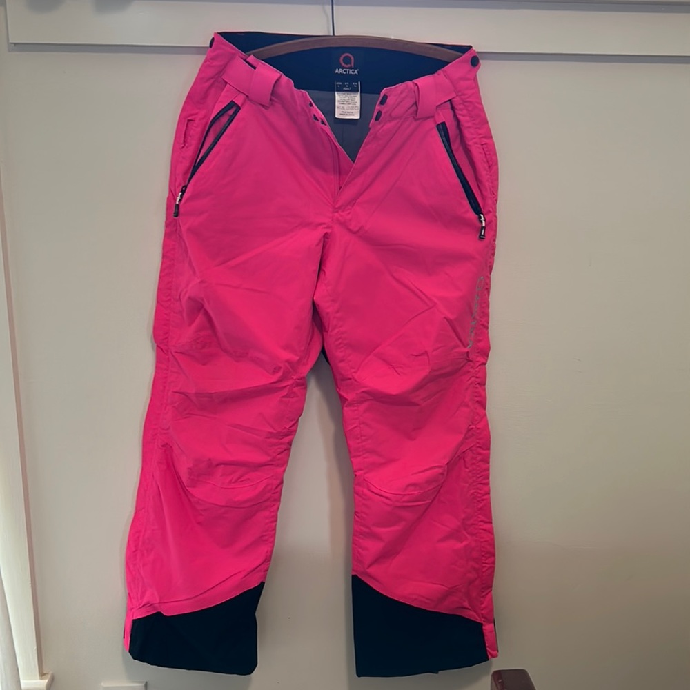 Like new! Arctica full side zip race pants. Suspenders included.